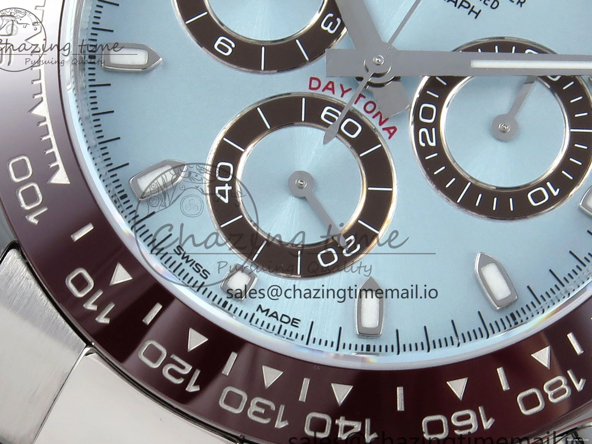 0511 Daytona 116506 VSF 1:1 Best Edition Ice Blue Dial Steel 904L on SS Bracelet DD ZipUp 743